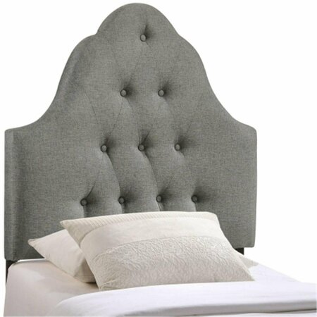 EAST END IMPORTS Sovereign Twin Fabric Headboard- Gray MOD-5168-GRY